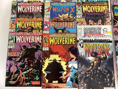 Lot 51 - Group of Marvel comics Wolverine mostly 1990's. To include issues 54 to 58, Werewolf by night. Approximately 25 comics.