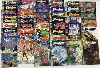 Lot 118 - Large box of Mostly 1990's and 00's DC Comics to include The Shadow, Green Lantern, Doom Patrol and others. Approximately 255