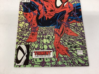 Lot 69 - Marvel Comics Spider-Man issue 1 (1990) Todd McFarlane art. Together with Venom funeral pyre issues 1 and 3 and Spider-Man unlimited issue 2 (1993). (4)