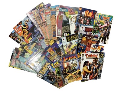 Lot 181 - Large Collection of Valiant comics mostly 1990's. To include Bloodshot issue 51, final issue. Together with X-O man o war, Solar man of the atom, Turok, Harbinger, Magnus robot fighter and others....