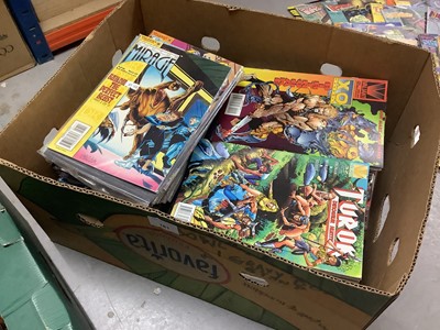 Lot 609 - Large Collection of Valiant comics mostly 1990's. To include Bloodshot issue 51, final issue. Together with X-O man o war, Solar man of the atom, Turok, Harbinger, Magnus robot fighter and others....