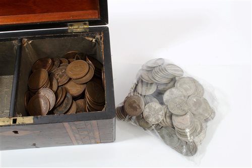 Lot 73 - G.B. mixed coinage - to include a quantity of...