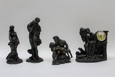 Lot 2498 - Six erotic sculptures by Leonardo Collection, Crosa and others, together with two elephant groups (8)