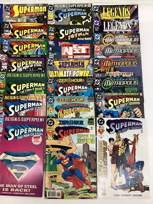Lot 114 - Selection of DC Comics, Superman to include The Man of Steel, The Man of Tomorrow, Reign of The Superman, The Legacy of Superman #1 and others