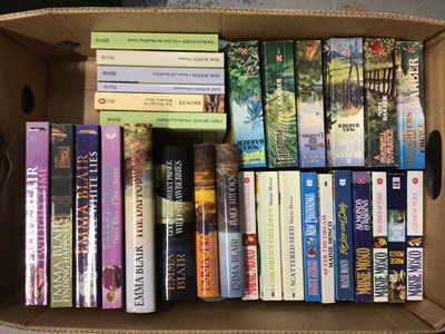 Lot 745 - Emma Blair, Maisie Mosco & Noel Barber plus other paperbacks (2 Boxes)