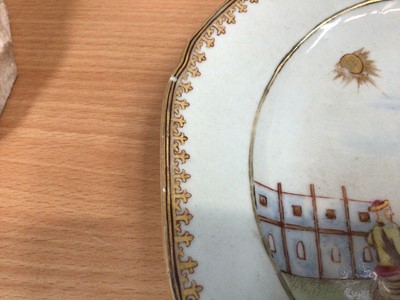 Lot 220 - A rare Chinese export plate