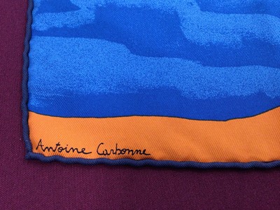 Lot 2108 - Hermès silk scarf Au Bout du Monde, designer Antoine Carbonne, 90 x 90cm approximately.