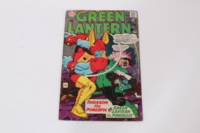 Lot 19 - Nine 1960's DC Comics, Green Lantern #42 #43(1st appearances Major Disaster) #44 #45 #46 #47 #48 #49(1st appearance of Dazzler) #50