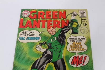 Lot 16 - 1968 DC Comics, Green Lantern #59. 1st appearance of Guy Gardener