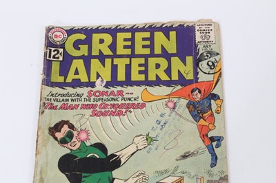 Lot 14 - Twelve 1960's DC Comics, Green Lantern #4 (Poor Condition, No cover) #6 (1st appearance Tomar-re) #8 (Pol Manning becomes Green Lantern) #9 (1st Sinestro Cover 2nd Appearance of Sinestro) #10 (Orig...