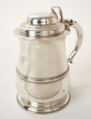 Lot 422 - Early George II silver tankard, London 1743, Richard Gurney & Thomas Cook