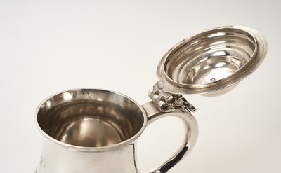 Lot 422 - Early George II silver tankard, London 1743, Richard Gurney & Thomas Cook
