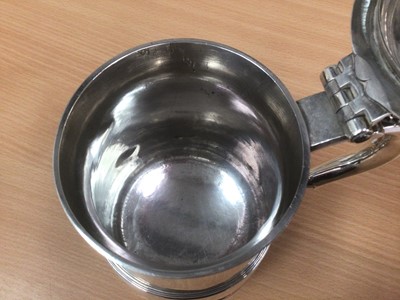 Lot 422 - Early George II silver tankard, London 1743, Richard Gurney & Thomas Cook
