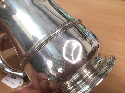 Lot 422 - Early George II silver tankard, London 1743, Richard Gurney & Thomas Cook