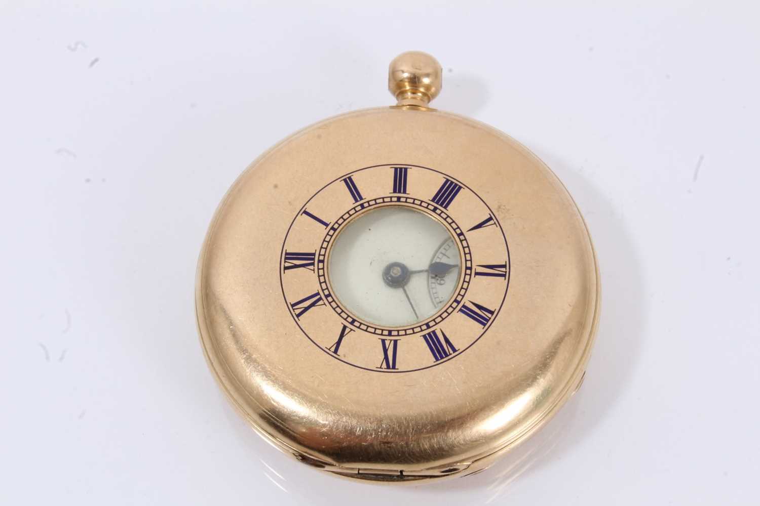 Lot 762 - Victorian 18ct gold pocket watch