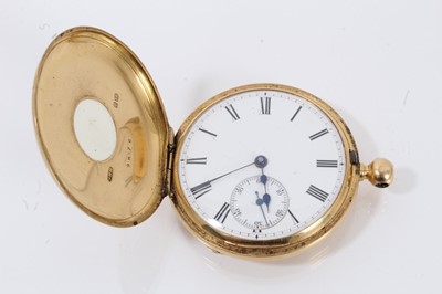 Lot 762 - Victorian 18ct gold pocket watch