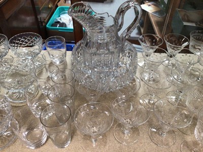 Lot 470 - Group of glassware, together with various ceramic tea and coffee ware