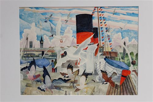 Lot 1107 - *Michael Coulter (b. 1937), watercolour -...