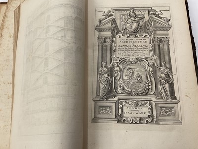 Lot 1730 - Andrea Palladio - The Four Books of Architecture, translation by Isaac Ware, 1738