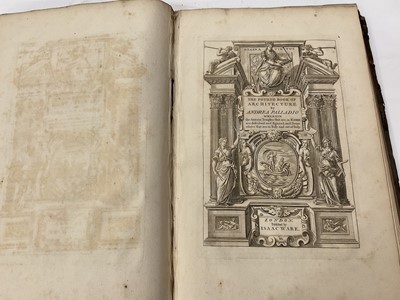 Lot 1730 - Andrea Palladio - The Four Books of Architecture, translation by Isaac Ware, 1738