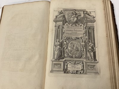 Lot 1730 - Andrea Palladio - The Four Books of Architecture, translation by Isaac Ware, 1738