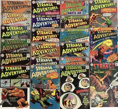 Lot 45 - Quantity of 1960's DC Comics, Strange Adventures to include #180 (1st appearance and origin of Animal Man) #190 (1st Animal Man in Infantino costume)