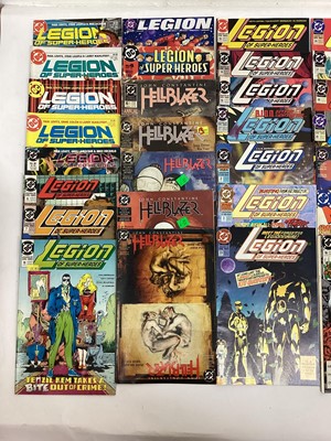 Lot 126 - Large quantity of mostly 1990's and 00's DC Comics to include Legion of Super-Heroes, Martian Manhunter, Guy Gardner, John Constantine Hellblazer, Suicide Squad and others. Approximately 200 Comics