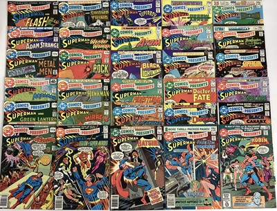 Lot 25 - Large quantity of DC Comics Presents Superman....#1-52 (missing 2) #54-58 #60-66 #71 #72 #75 #77-80 #84 #86-90 #94 #95 Includes Two Annual #2 #4