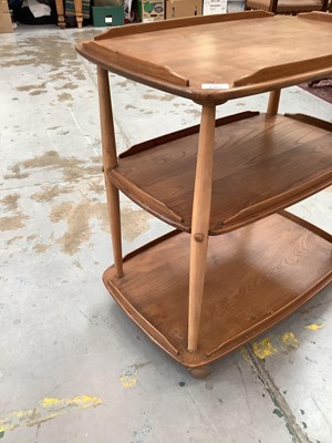 Lot 1202 - Ercol three tier tea trolley