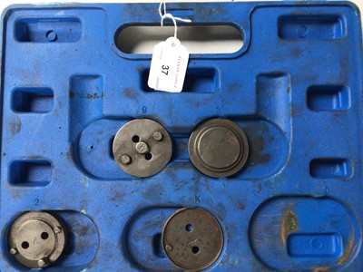 Lot 37 - Brake calliper rewind tools, cased