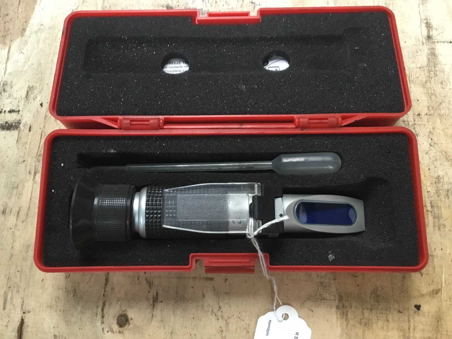 Lot 43 - Sealey Portable Refractometer, cased