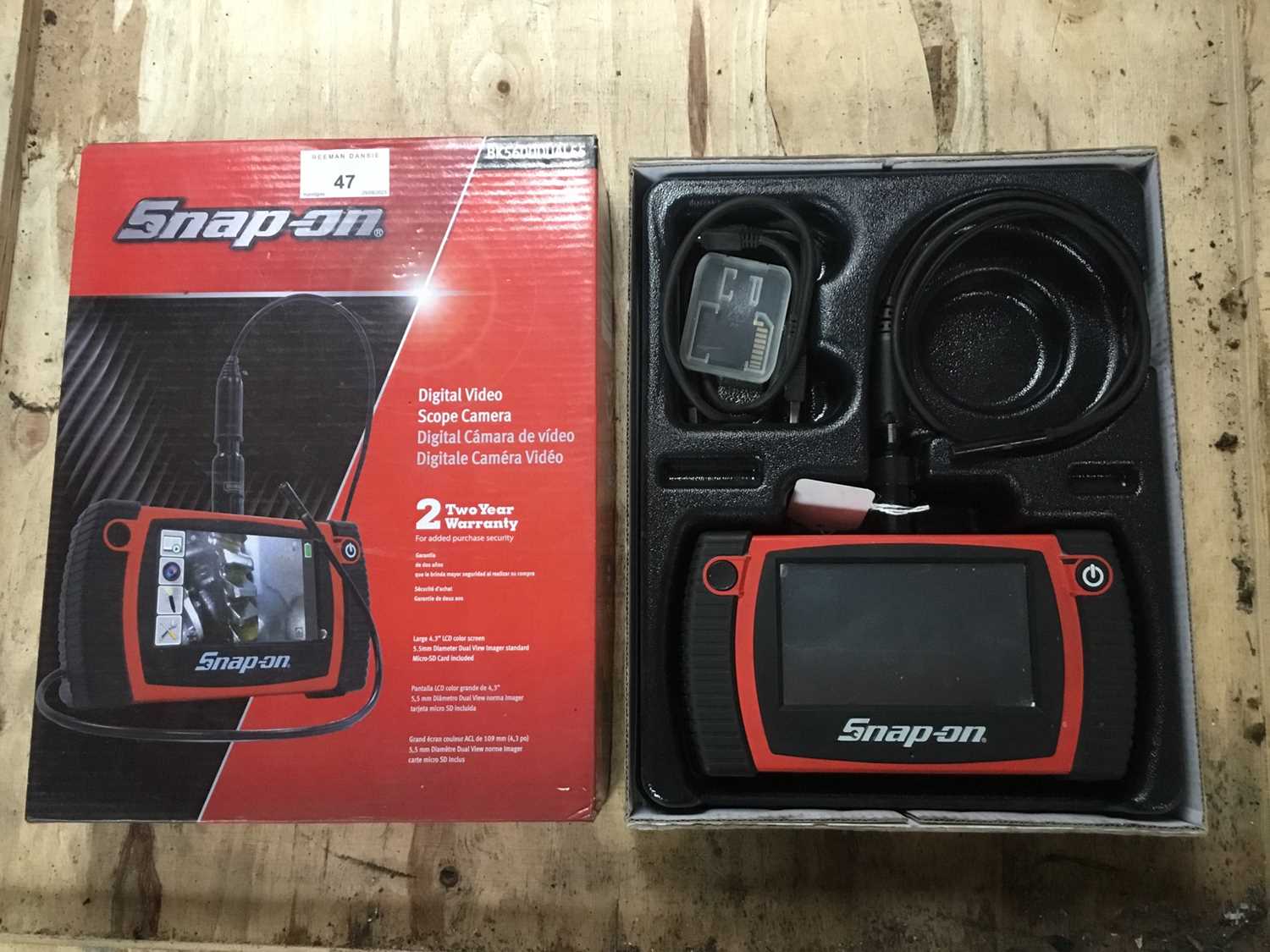 Lot 47 - Snap-on Digital video scope camera, boxed