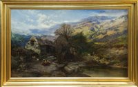 Lot 1266 - Henry Bright (1810 - 1873), large oil on...