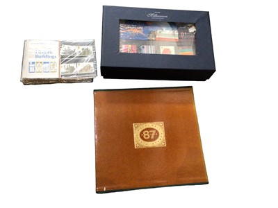 Lot 350 - GB mint stamps and a 1987 stamp album