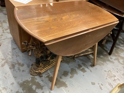 Lot 1285 - Ercol kitchen table and set of four chairs