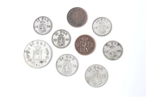 Lot 77 - Norway - mixed coinage - to include silver 50...