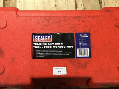 Lot 70 - Sealey trailing arm bush tool- Ford Mondeo MK4, cased
