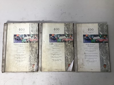 Lot 107 - Selection of Rover 200 & 400 Series workshop manuals