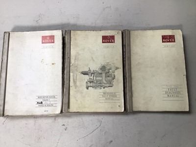 Lot 95 - Selection of Rover and other workshop manuals