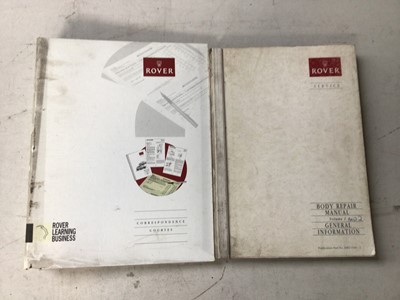 Lot 95 - Selection of Rover and other workshop manuals