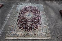 Lot 1426 - Eastern rug, having central petalled medallion...