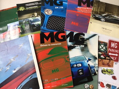 Lot 115 - MG Rover Sales Brochures