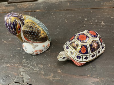 Lot 137 - Two Royal Crown Derby paperweights