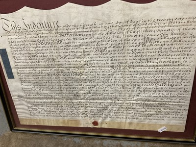 Lot 262 - 18th century indenture, dated 1748