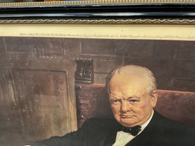 Lot 263 - Churchill poster, published by Frost and Reed