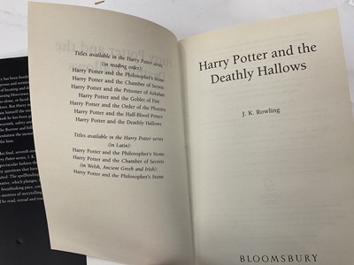 Lot 1724 - Group of Harry Potter first editions and others