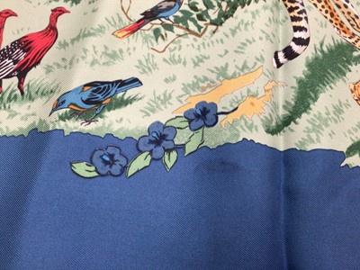 Lot 2123 - Hermès silk scarf, designer Robert Dallet, 90 x 90cm approximately.
