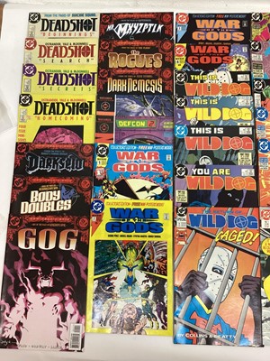 Lot 93 - Selection of DC Comics to include 1980's Deadshot (four part mini series), 1980's Dr.Fate (four part mini series), 1980's The Weird (four part mini series), 1980's This is Wild Dog (four part mini...