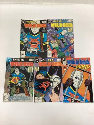 Lot 93 - Selection of DC Comics to include 1980's Deadshot (four part mini series), 1980's Dr.Fate (four part mini series), 1980's The Weird (four part mini series), 1980's This is Wild Dog (four part mini...