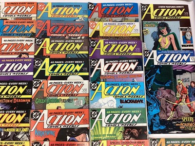 Lot 30 - Near Complete 1980's DC Comics, Action Comics Weekly #601-637 and #640.
